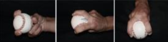 Baseball : Prise Fastball doigts de fente (split-finger)